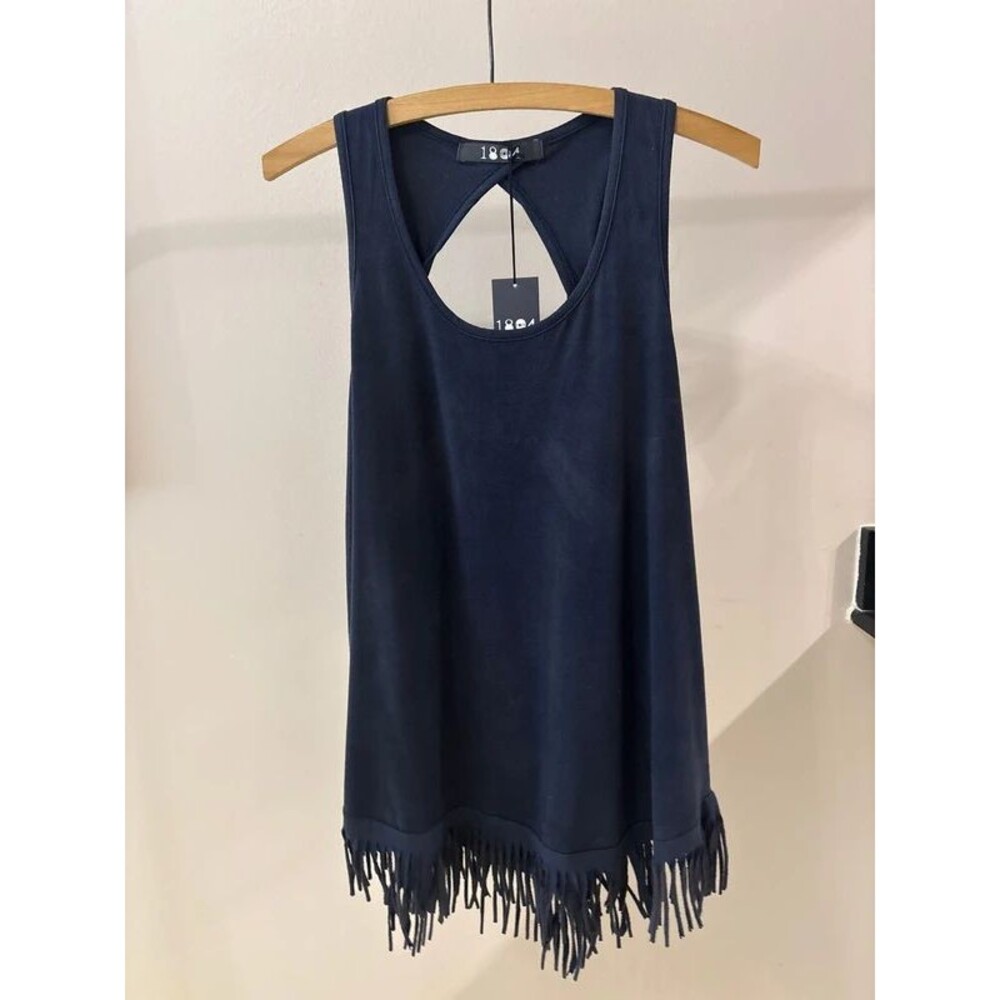 Fringe Sleeveless Top